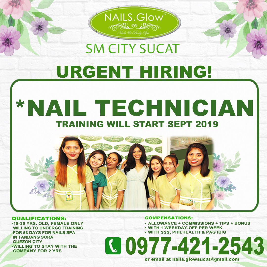 Working at Nails.Glow SM Sucat Bossjob