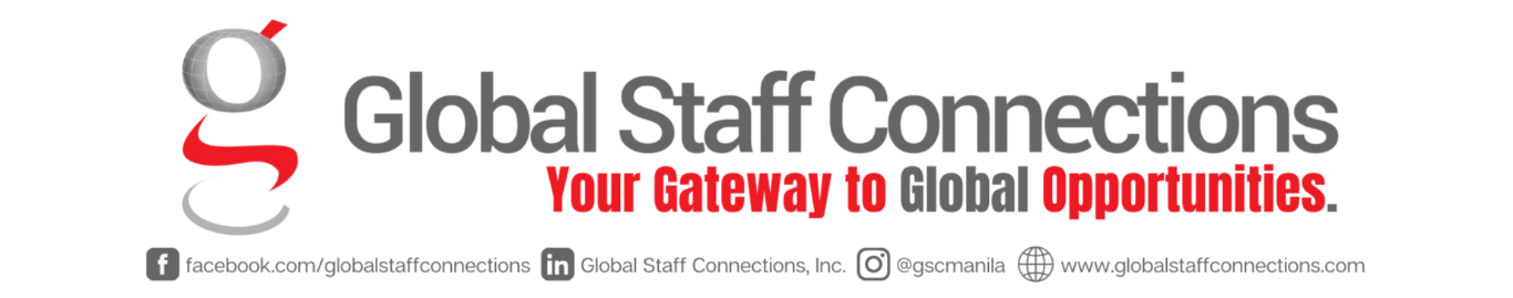 Global Staff Connections, Inc. Careers in Philippines, Job ...