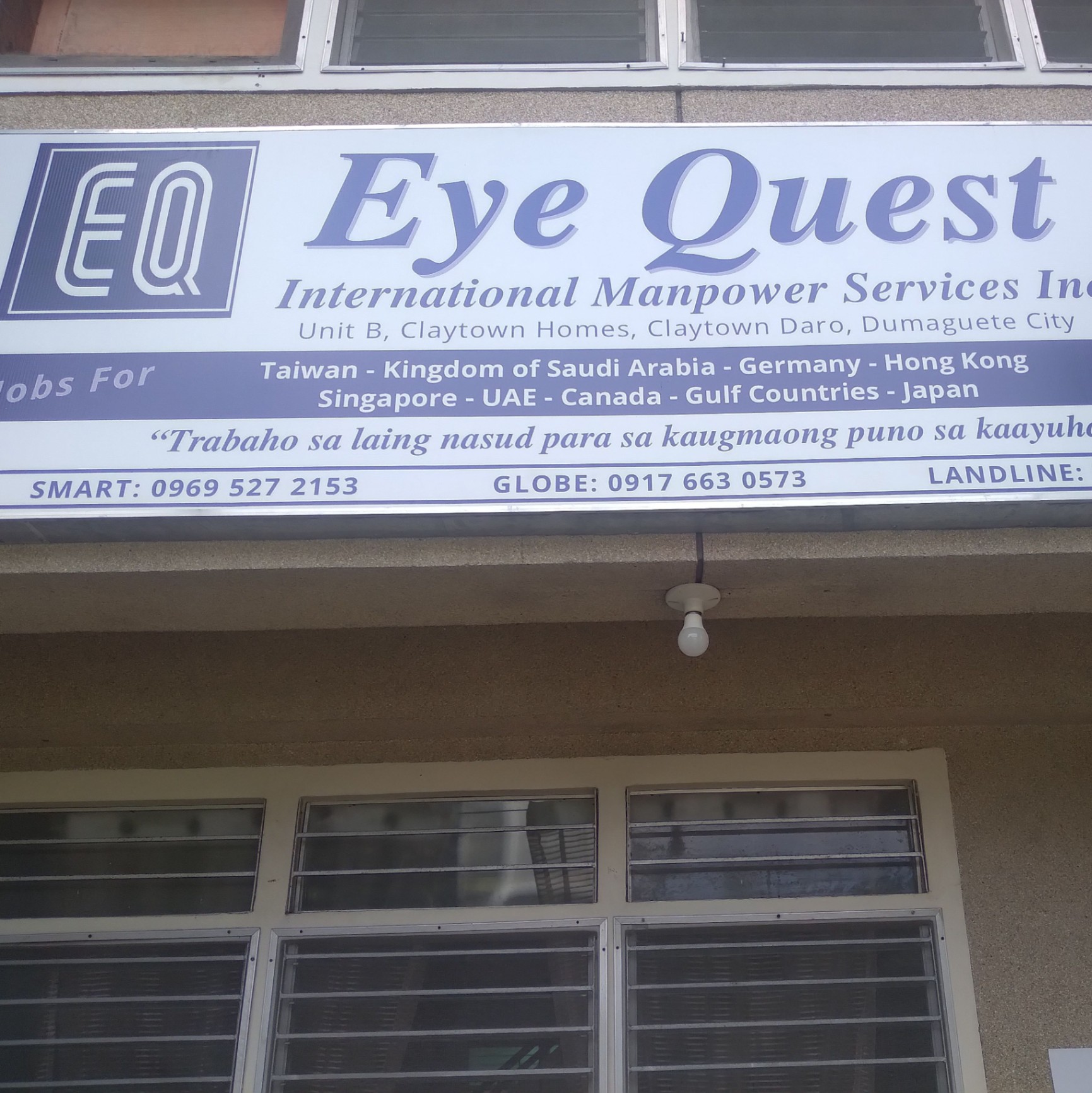 EyeQuest ManPower International, Inc. Careers in Philippines, Job